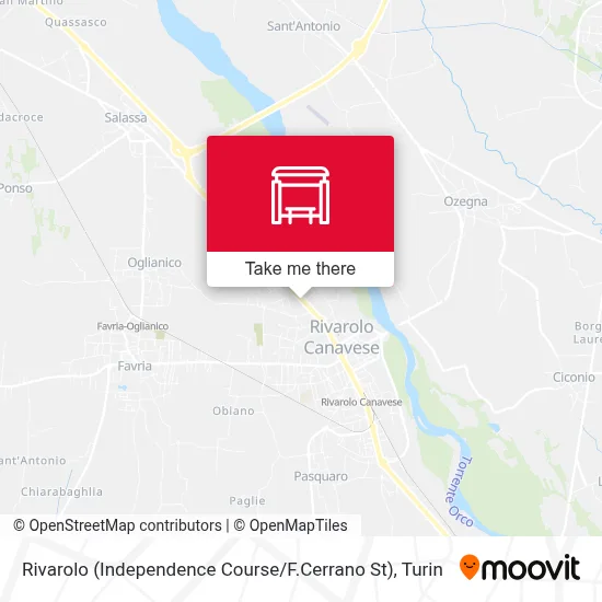 Rivarolo (Independence Course / F.Cerrano St) map