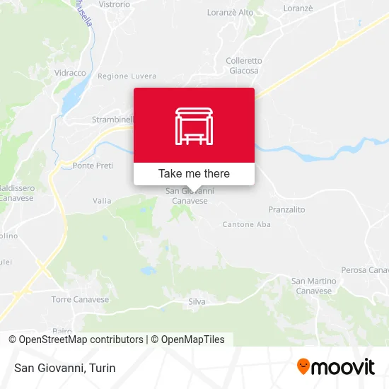 San Giovanni map