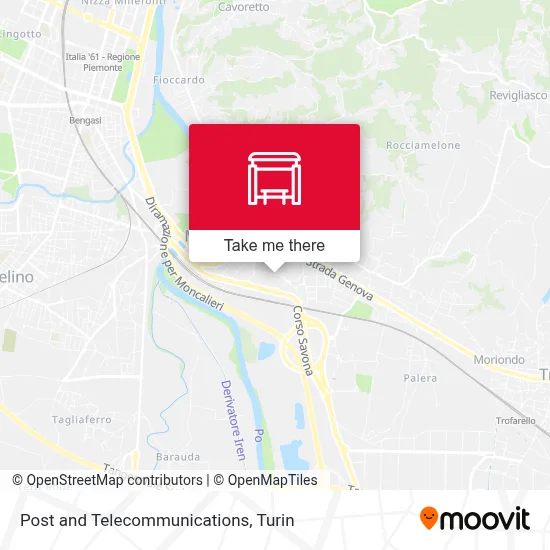 Post and Telecommunications map