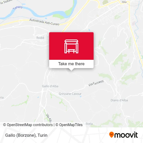 Gallo (Borzone) map