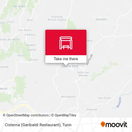 Cisterna (Garibaldi Restaurant) map