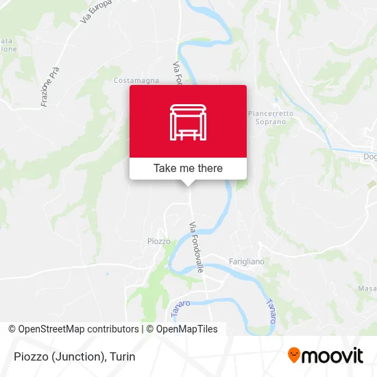Piozzo (Junction) map