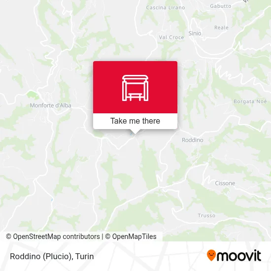 Roddino (Plucio) map