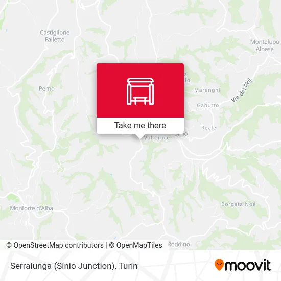 Serralunga (Sinio Junction) map