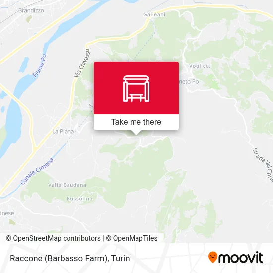 Raccone (Barbasso Farm) map