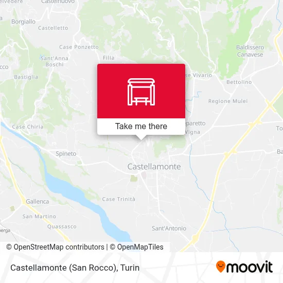 Castellamonte (San Rocco) map