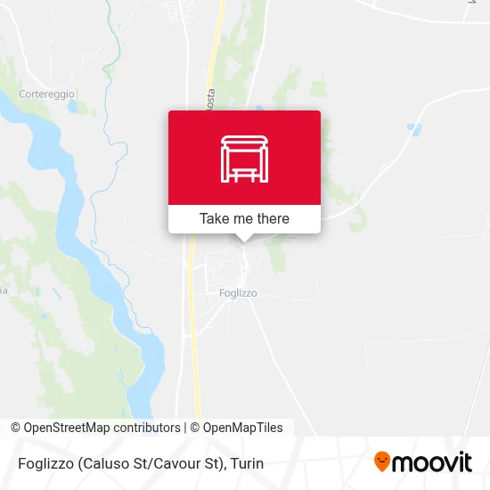 Foglizzo (Caluso St/Cavour St) map