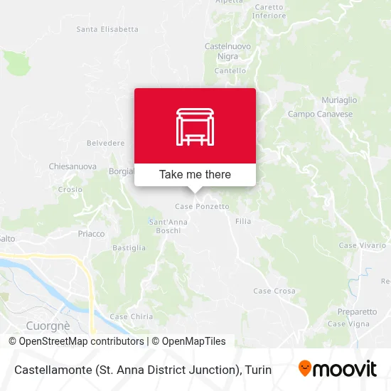 Castellamonte (St. Anna District Junction) map