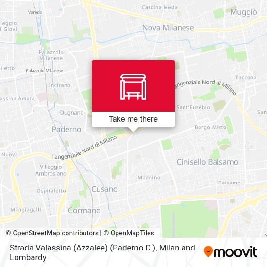 Strada Valassina (Azzalee) (Paderno D.) map