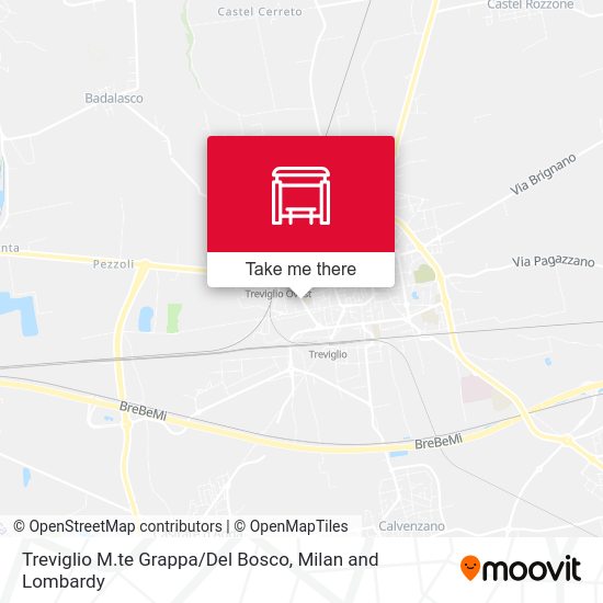Treviglio M.te Grappa / Del Bosco map