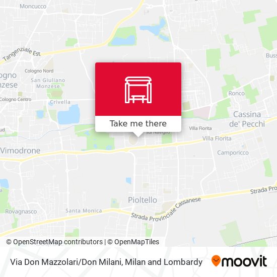 Via Don Mazzolari/Don Milani map
