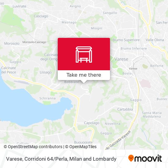 Varese, Corridoni 64/Perla map