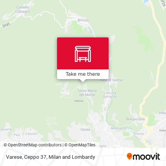 Varese, Ceppo 37 map