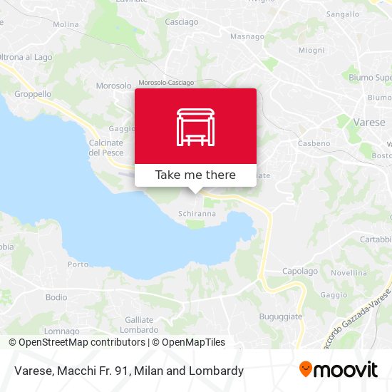 Varese, Macchi Fr. 91 map