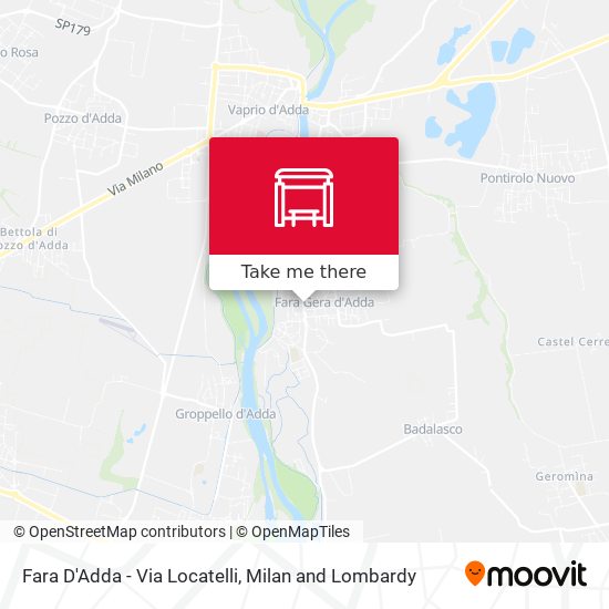 Fara D'Adda - Via Locatelli map
