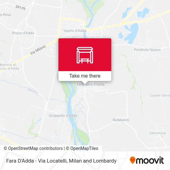 Fara D'Adda - Locatelli Street map