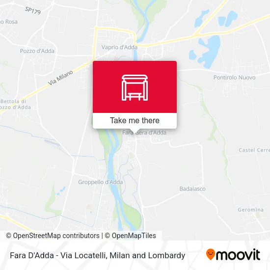 Fara D'Adda - Locatelli Street map