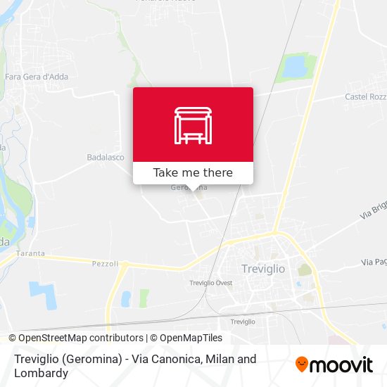 Treviglio (Geromina) - Via Canonica map