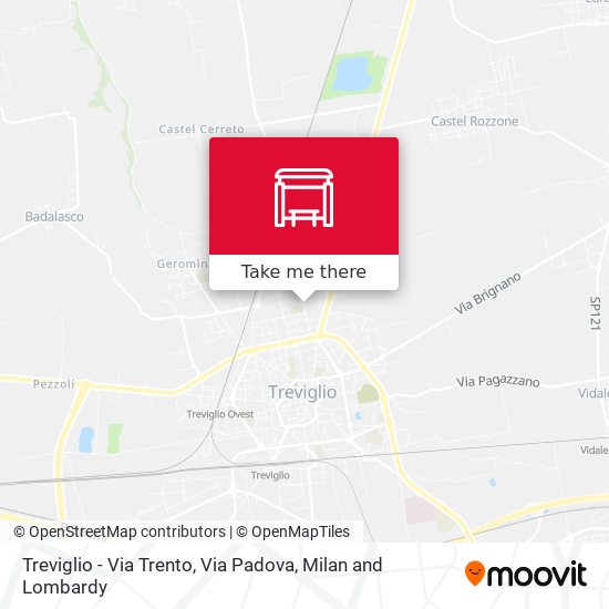 Treviglio - Via Trento, Via Padova map