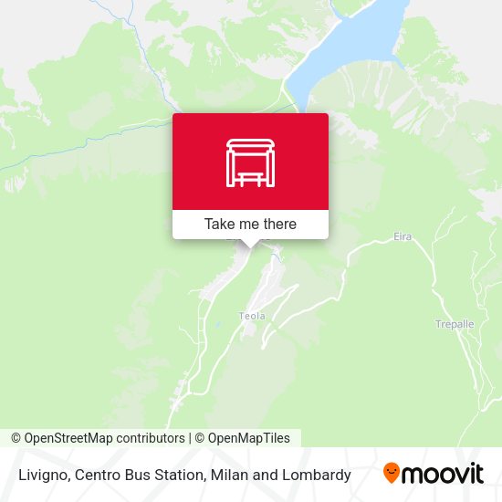 Livigno, Centro Bus Station map