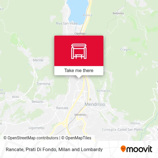 Rancate, Prati Di Fondo map