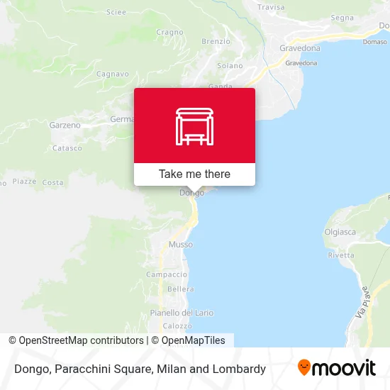 Dongo, Paracchini Square map