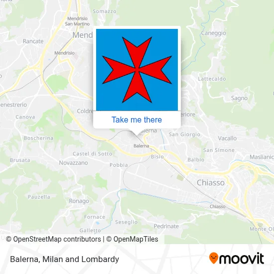 Balerna map