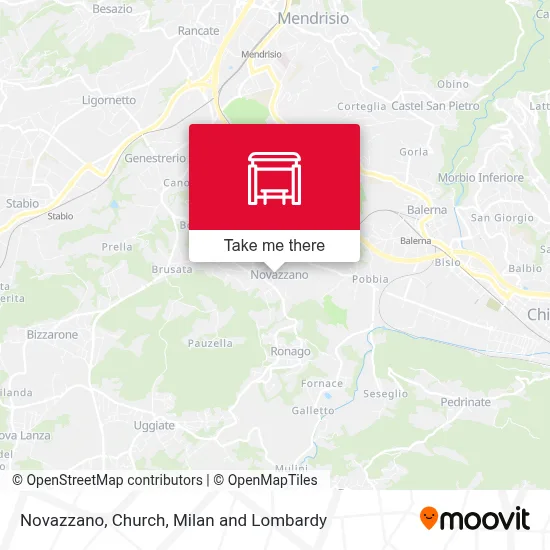Novazzano, Church map