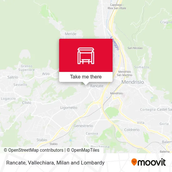 Rancate, Vallechiara map