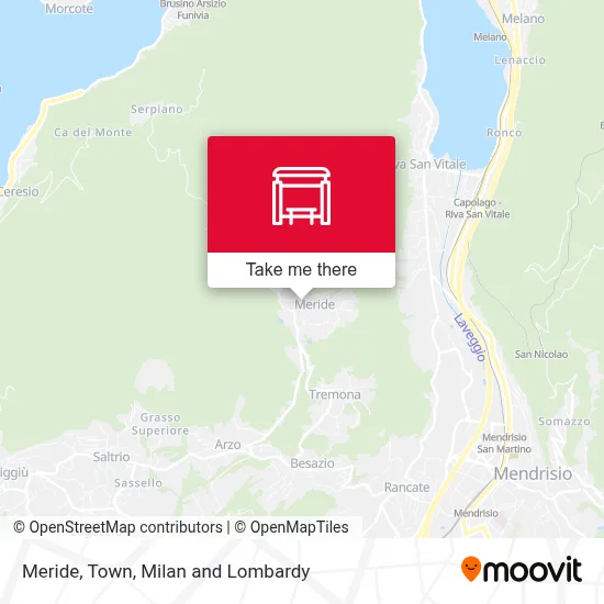 Meride, Town map