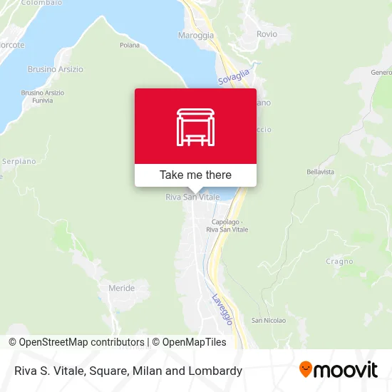 Riva S. Vitale, Square map