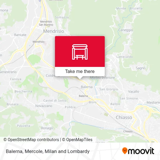 Balerna, Mercole map