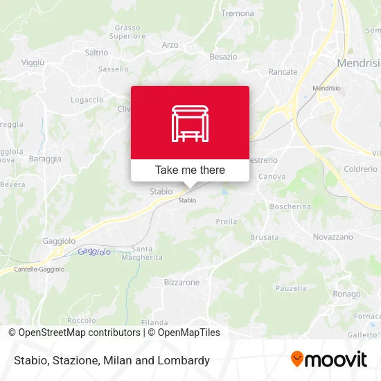 Stabio, Stazione map
