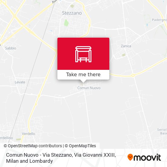 Comun Nuovo - Via Stezzano, Via Giovanni XXIII map