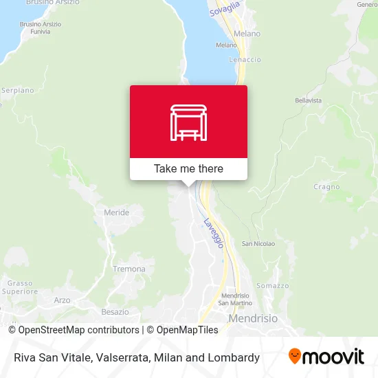 Riva San Vitale, Valserrata map