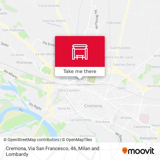 Cremona, Via San Francesco, 46 map