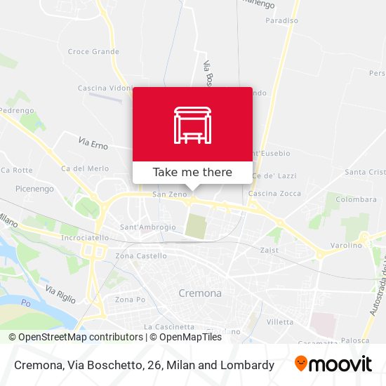 Cremona, Via Boschetto, 26 map