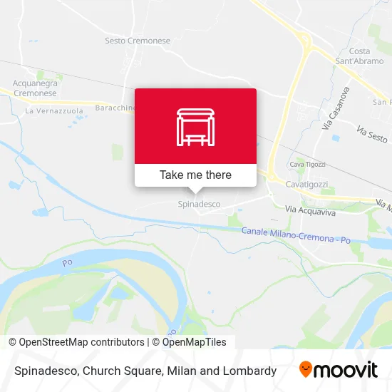 Spinadesco, Church Square map