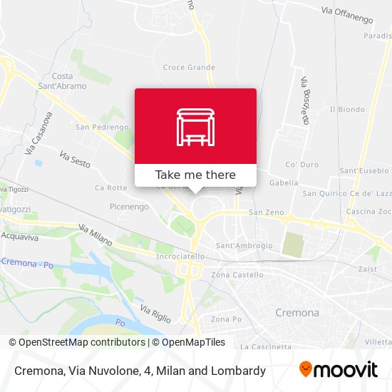 Cremona, Via Nuvolone, 4 map
