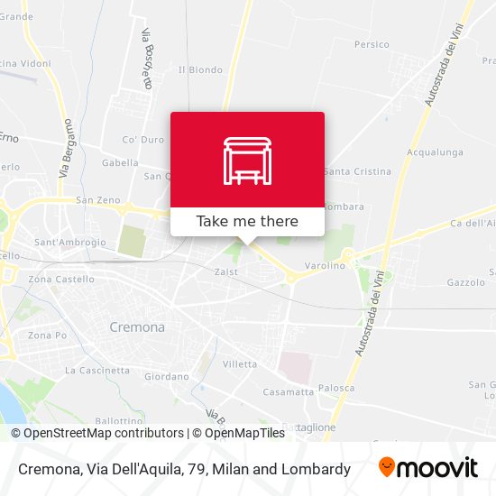 Cremona, Via Dell'Aquila, 79 map
