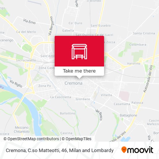 Cremona, C.so Matteotti, 46 map