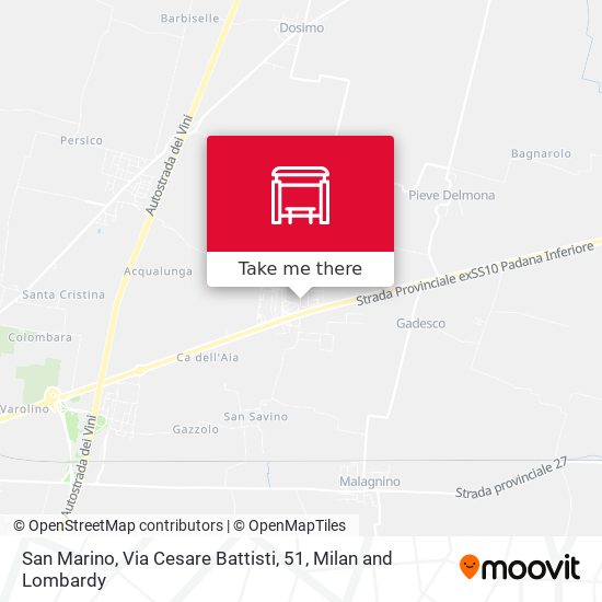 San Marino, Via Cesare Battisti, 51 map