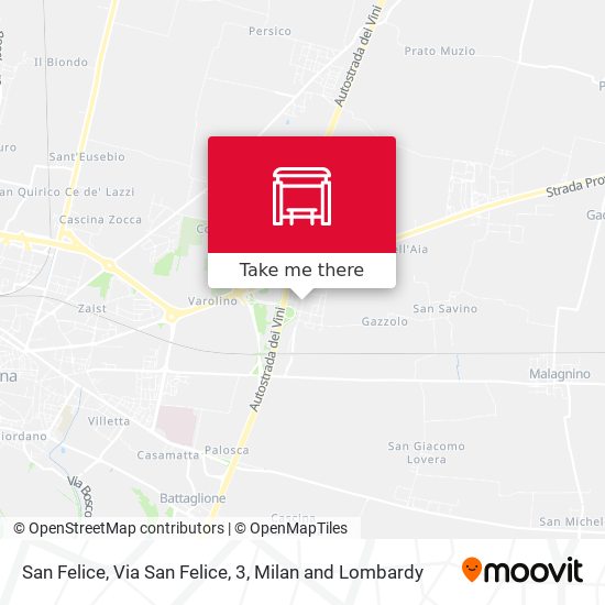 San Felice, Via San Felice, 3 map