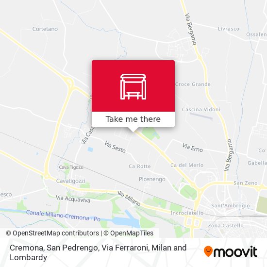 Cremona, San Pedrengo, Via Ferraroni map