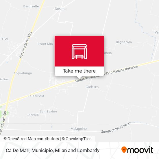 Ca De Mari, Municipio map
