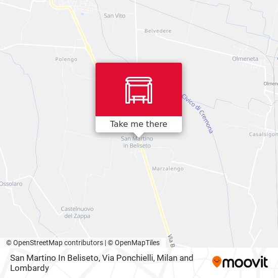 San Martino In Beliseto, Via Ponchielli map