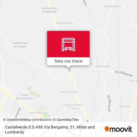 Castelverde S.S.498 Via Bergamo, 51 map