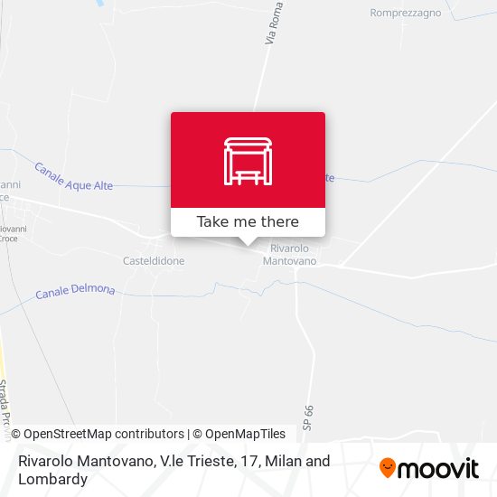 Rivarolo Mantovano, V.le Trieste, 17 map