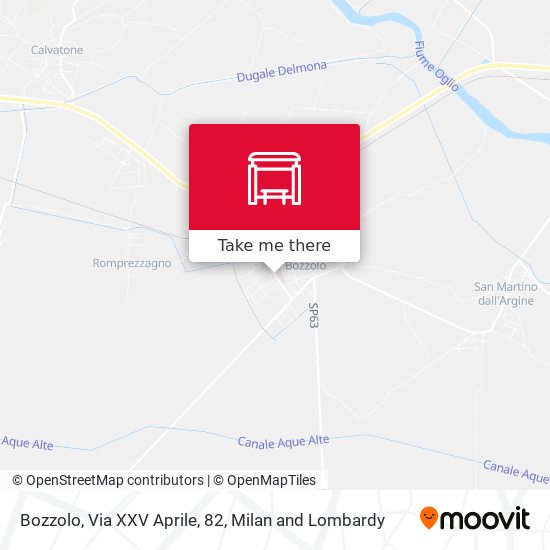 Bozzolo, Via XXV Aprile, 82 map