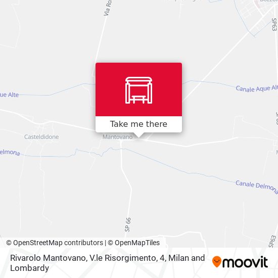 Rivarolo Mantovano, V.le Risorgimento, 4 map